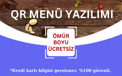 Ücretsiz QR Menü Yazılımı