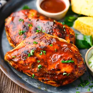Grılled Chıcken Wıth Bbq Sauce