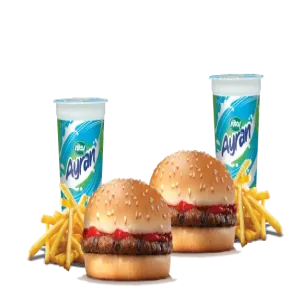 2'li Kids Hamburger Menü