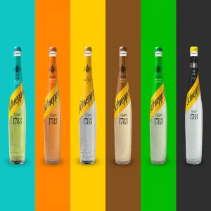Schweppes Tonic, Lemon, Ginger Ale