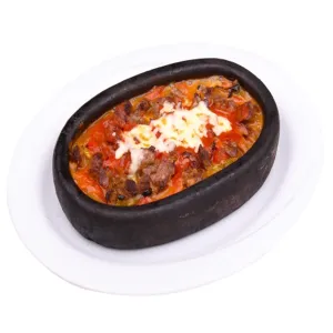 Kiremitte Kaşarlı Köfte