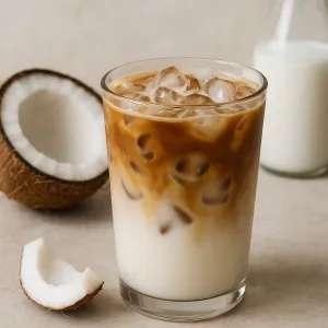 Ice coconat latte