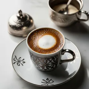 Sütlü Türk kahvesi